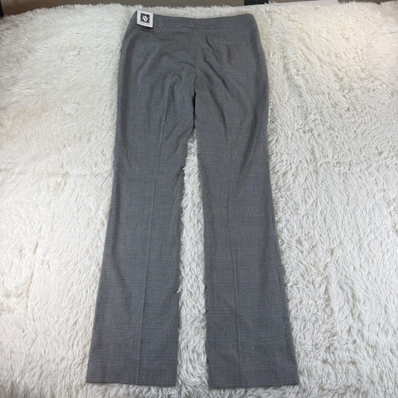 Anne Klein The Executive Boot Cut Houndstooth Plaid Dress Pants Women Size 8 - Picture 10 of 15